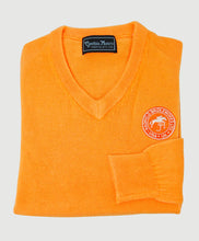 Ladies' Orange Cashmerlon Sweater