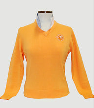 Ladies' Orange Cashmerlon Sweater